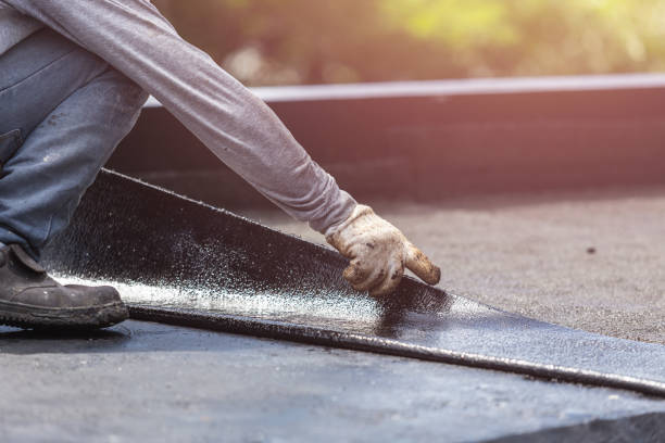 Professional Waterproofing technician working in Penfield, NY